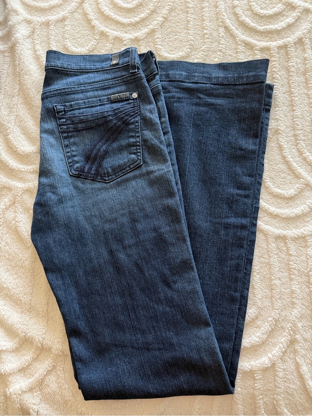 7 for all Mankind Dojo Dark Blue Women's Jeans